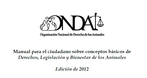 Manual para el ciudadano: Conceptos básicos de los derecho de los animales